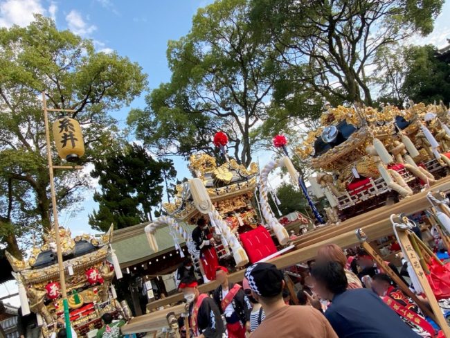 本日姫路では魚吹神社で祭りでした！（新規分譲予定情報もちょこっと事前紹介)