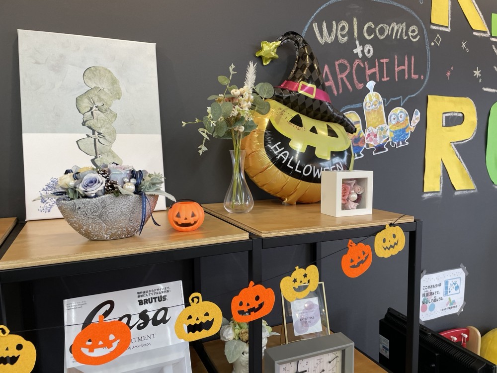 店舗がハロウィン仕様になりました！！